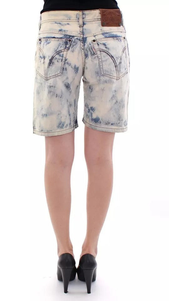 Dolce & Gabbana Blue D&G Cotton Washed Jeans Denim Shorts