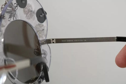 Dolce & Gabbana Transparent DG4292 Round Crystal Sunglasses