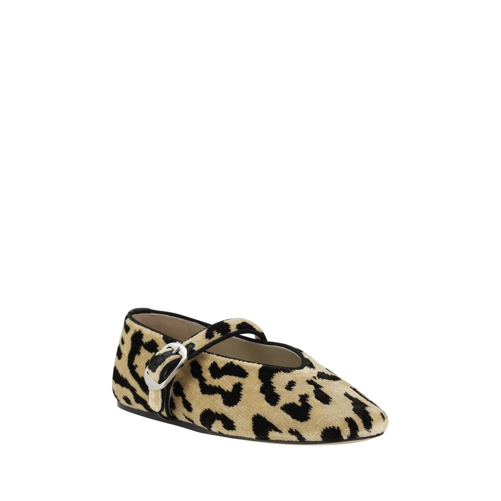 LE MONDE BERYL Leopard Stella Ballerinas