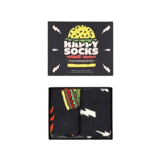 Happy Socks Black Cotton Sock