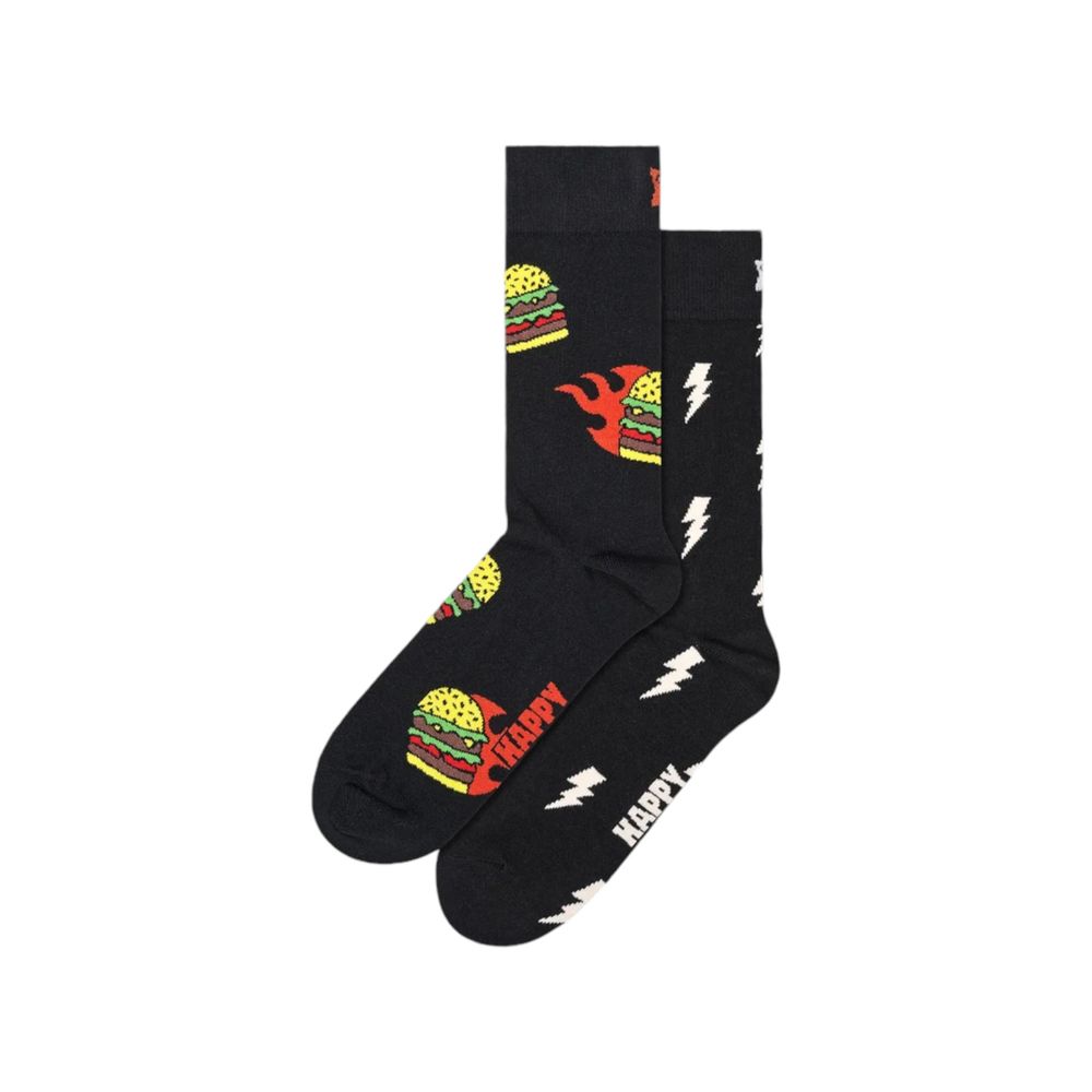 Happy Socks Black Cotton Sock