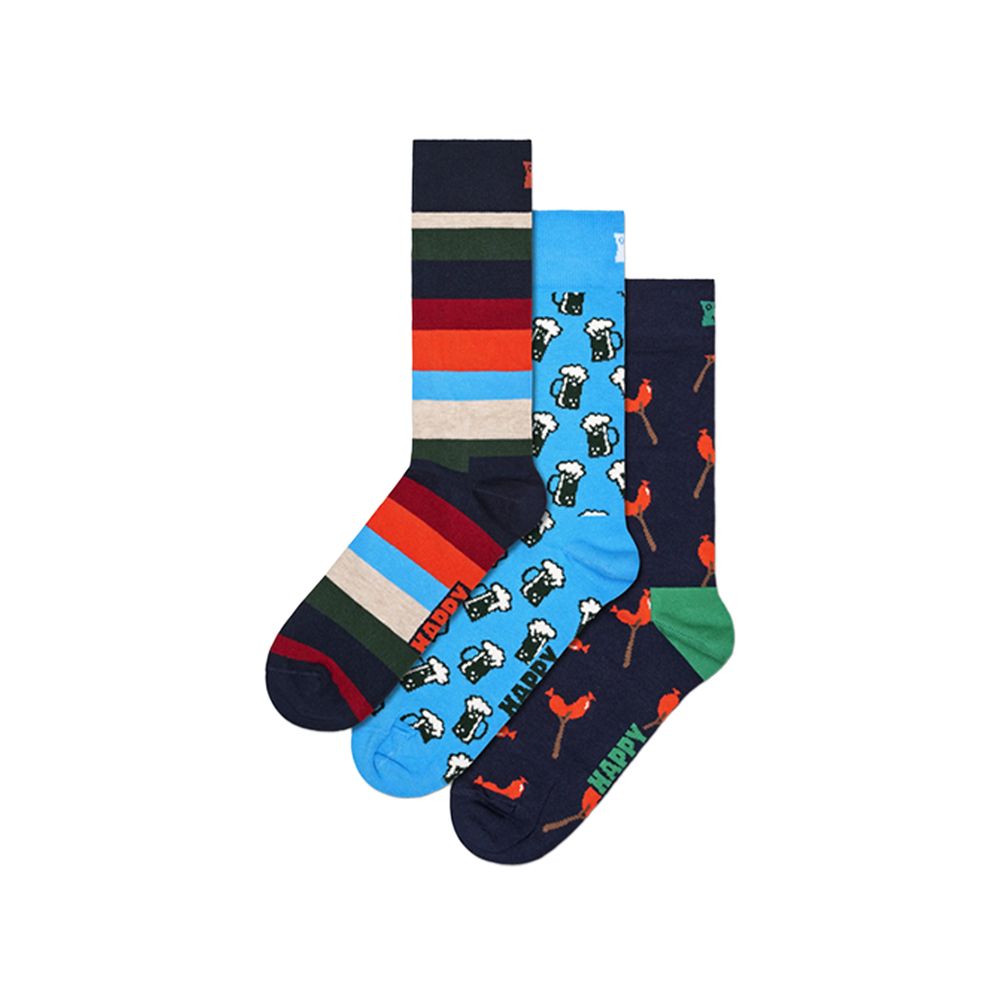 Happy Socks Blue Cotton Sock