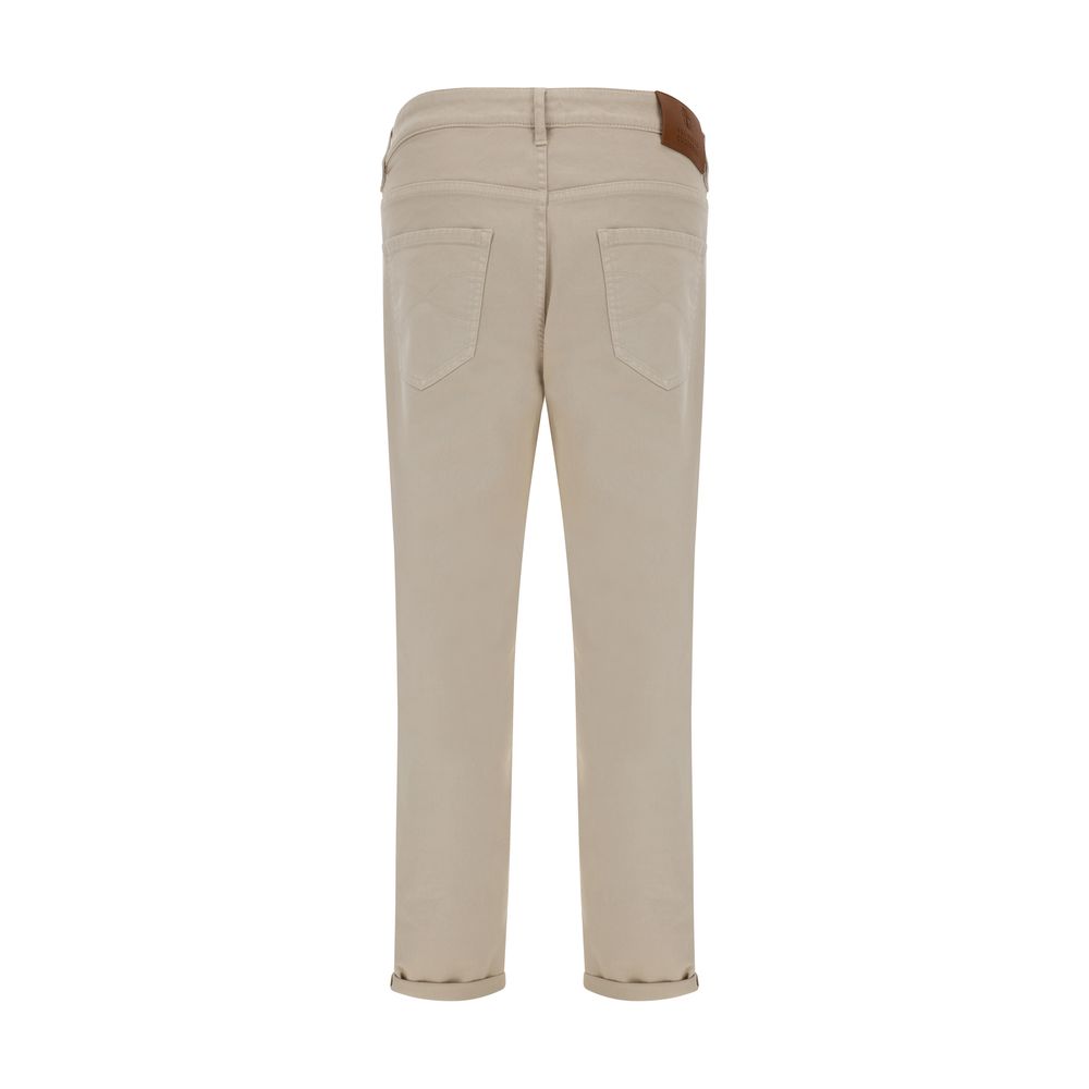 Brunello Cucinelli Jeans with turn-up hem