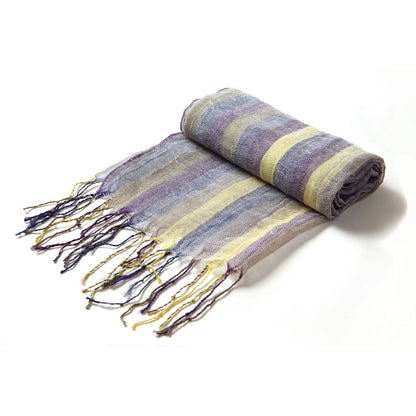 Lancaster Multicolor Linen And Scarf