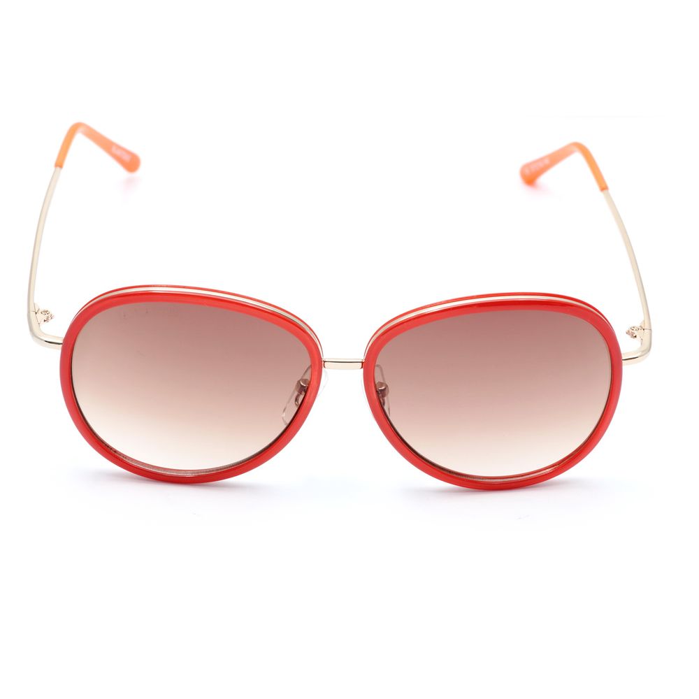 Lancaster Red Metal Sunglasses