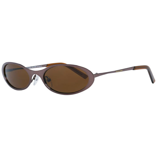 More & More Brown Metal Sunglasses