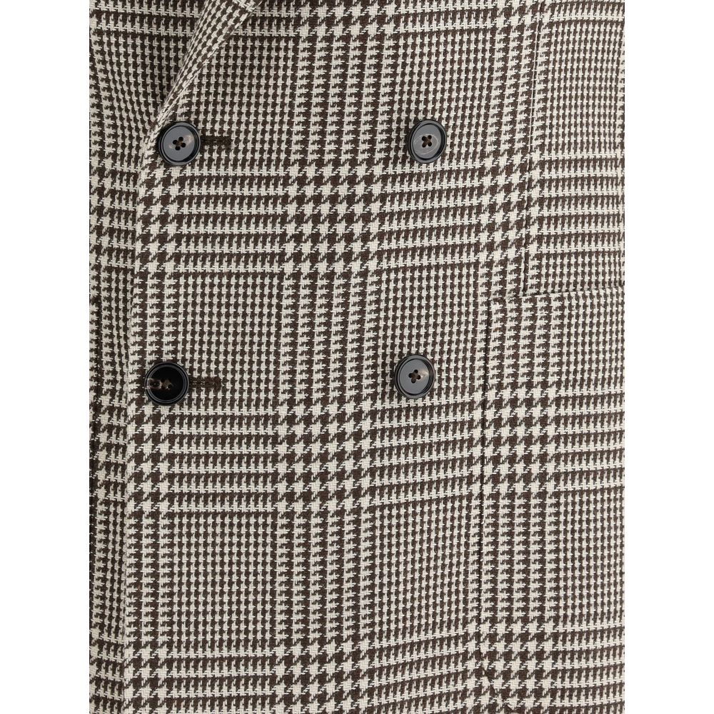 Tagliatore Montecarlo houndstooth Jacket