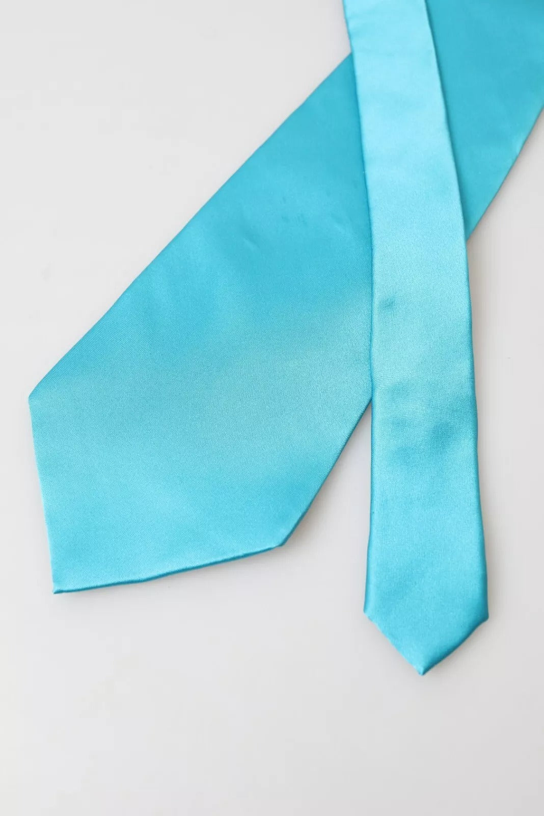 Dolce & Gabbana Light Blue 100% Silk Wide Mens Necktie