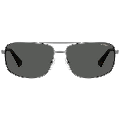 Polaroid Gray Metal Sunglasses