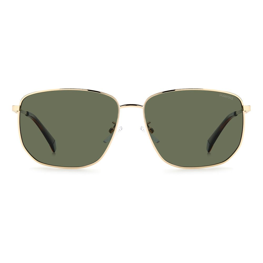 Polaroid Gold Metal Sunglasses