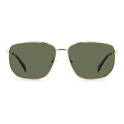 Polaroid Gold Metal Sunglasses