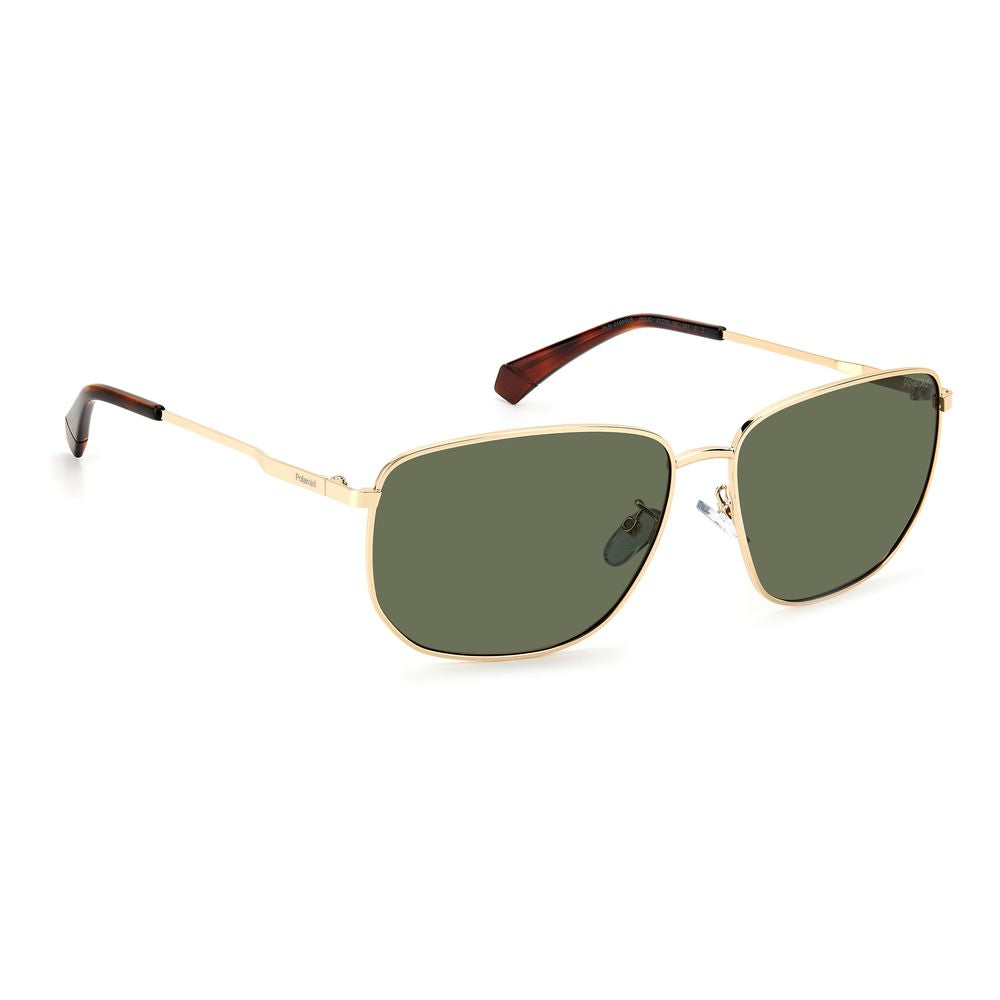 Polaroid Gold Metal Sunglasses