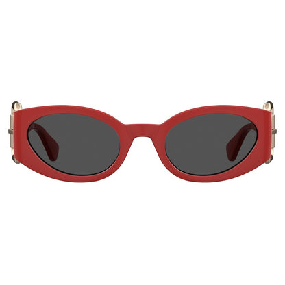 Moschino Red Resin Sunglasses