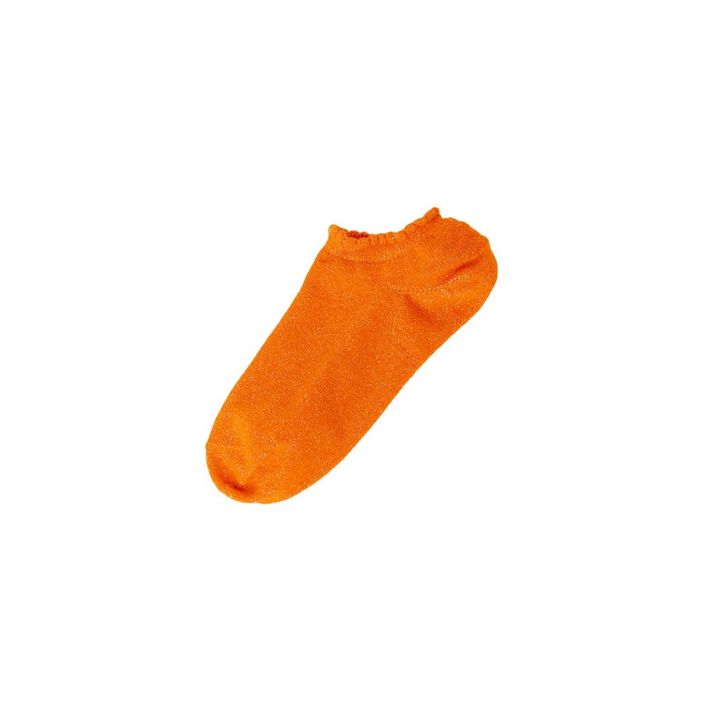 Pieces Orange Polyester Sock