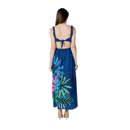 Desigual Blue Viscose Swimwear