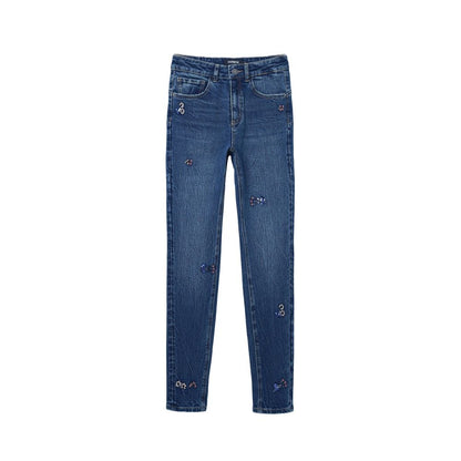 Desigual Blue Cotton Jeans & Pant