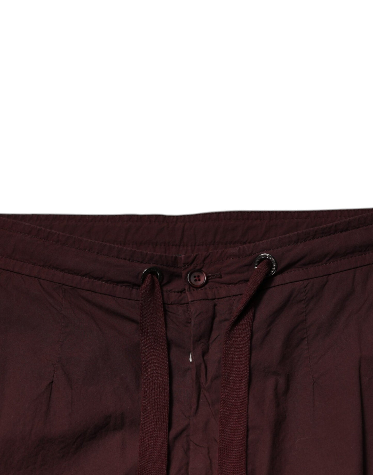 Dolce & Gabbana Bordeaux Cotton Cargo Jogger Sweatpants Pants