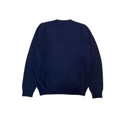 Valentino Blue Virgin Wool Sweater