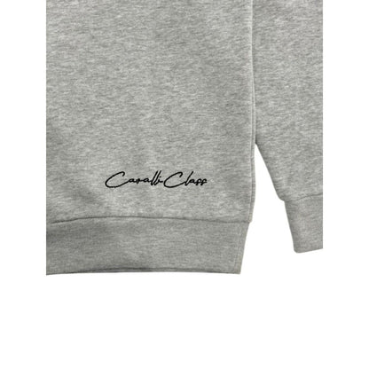 Cavalli Class Gray Polyester Sweater