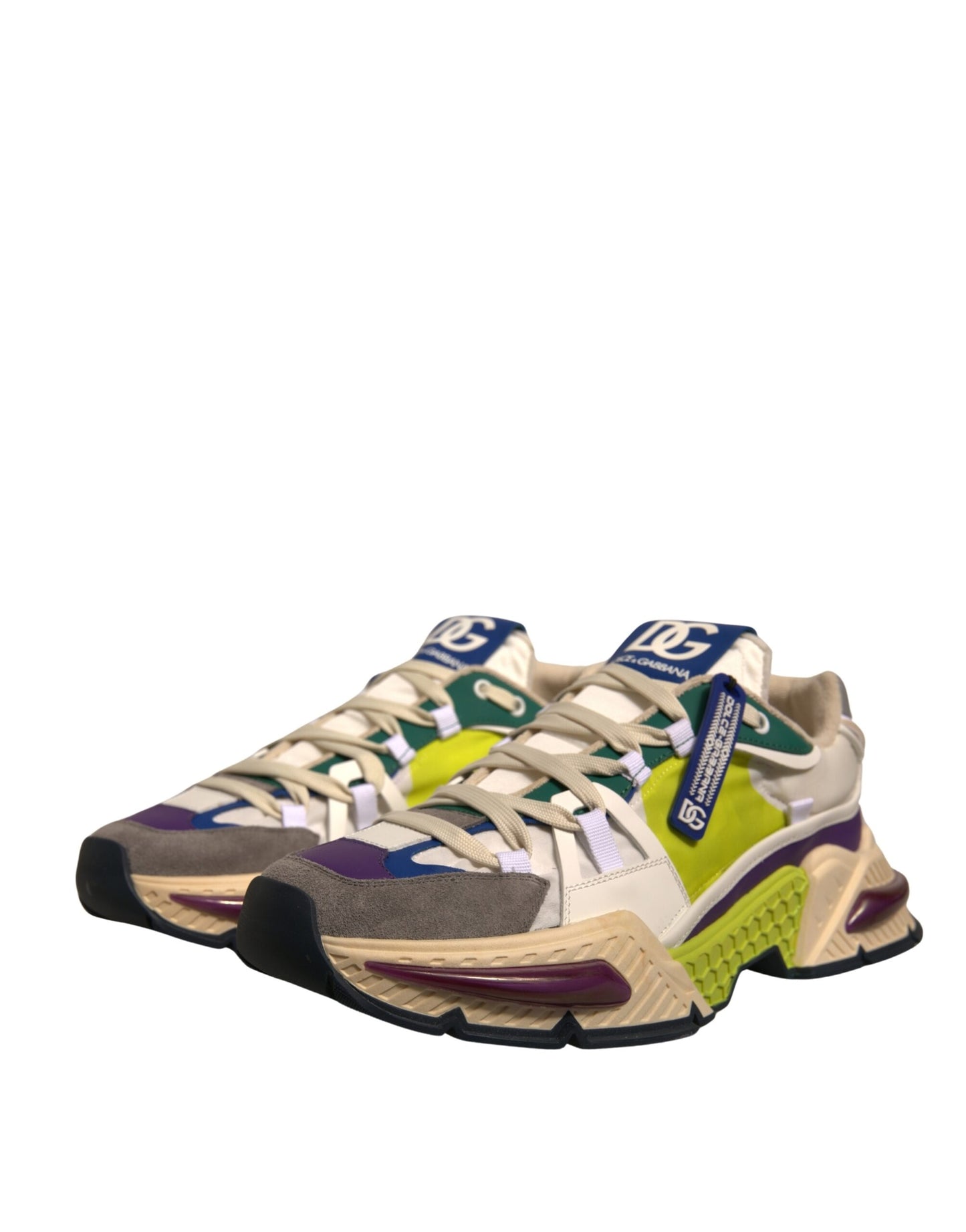 Dolce & Gabbana Multicolor Airmaster Low Top Sneakers Shoes