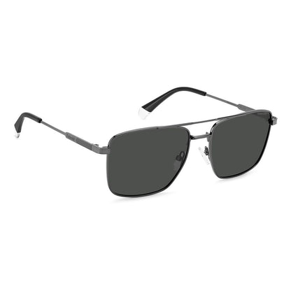 Polaroid Gray Metal Sunglasses