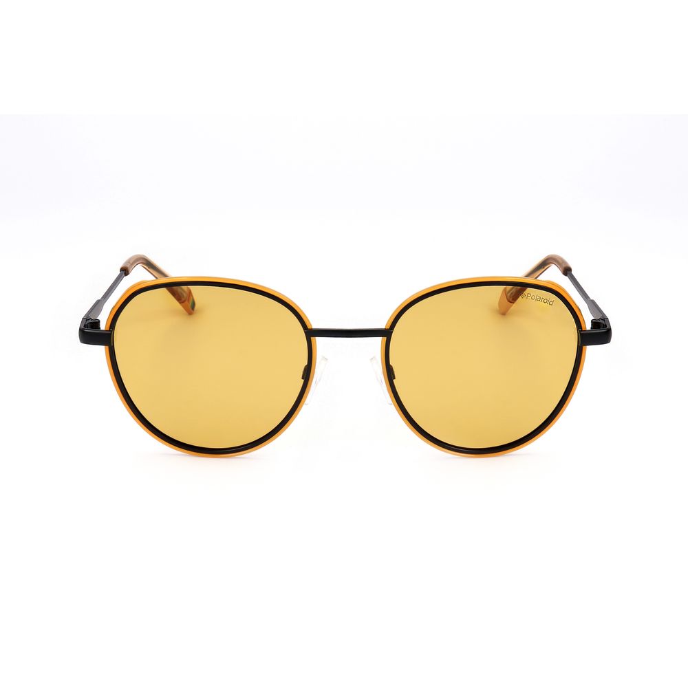 Polaroid Yellow Metal Sunglasses