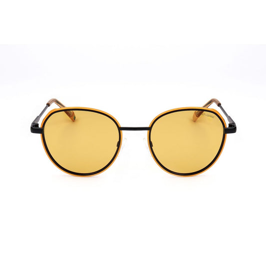 Polaroid Yellow Metal Sunglasses