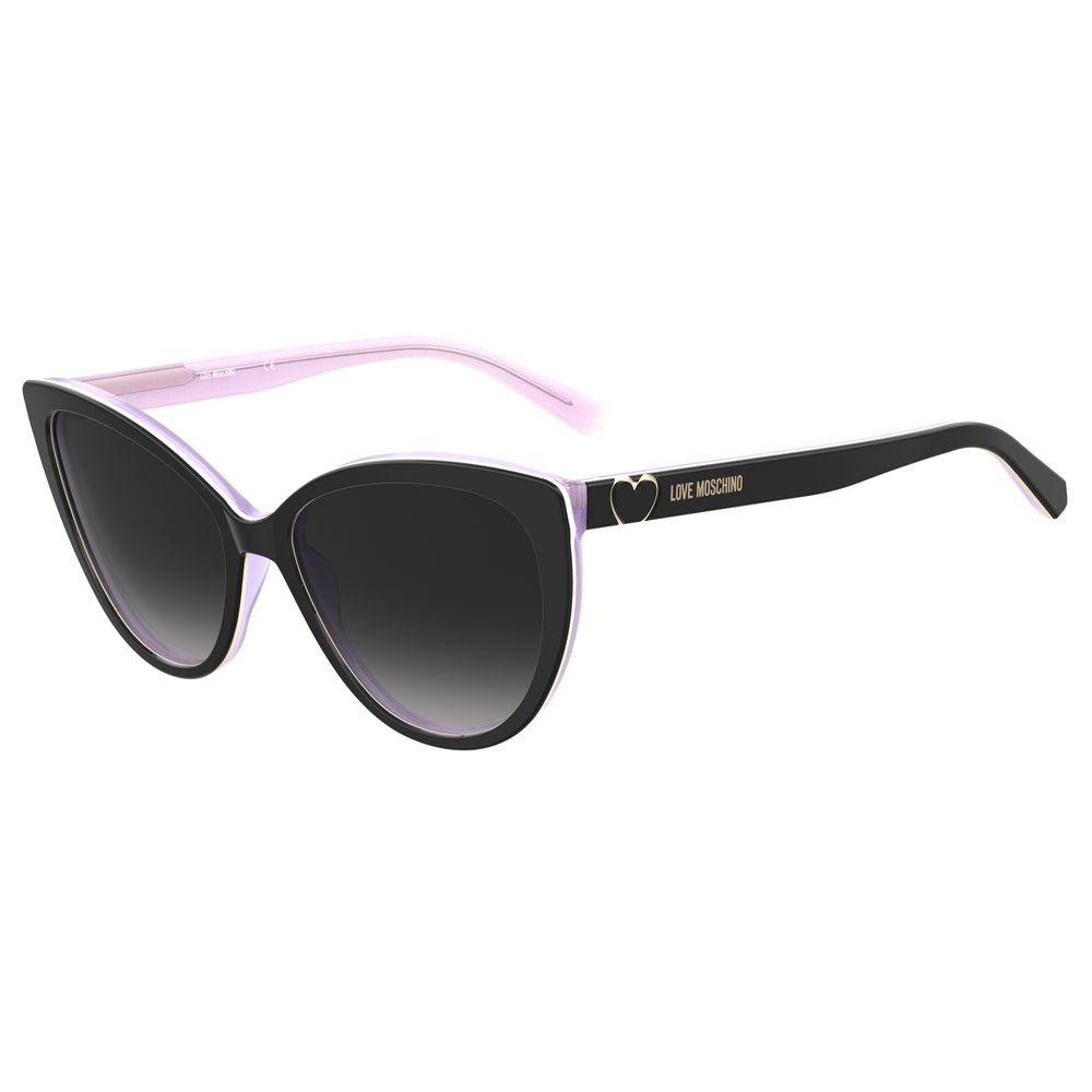 Love Moschino Black Acetate Sunglasses