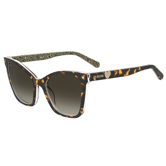 Love Moschino Brown Acetate Sunglasses