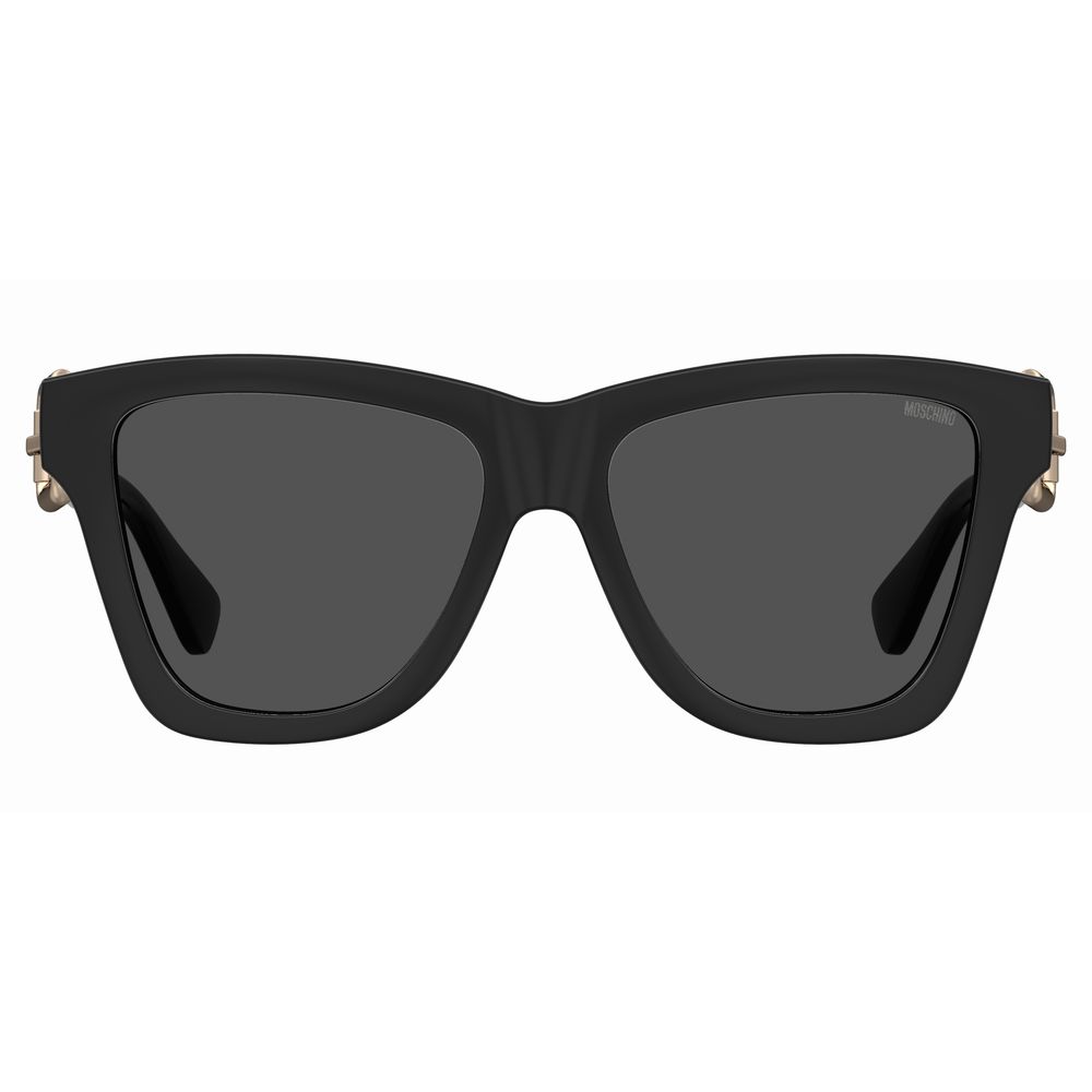 Moschino Black Acetate Sunglasses