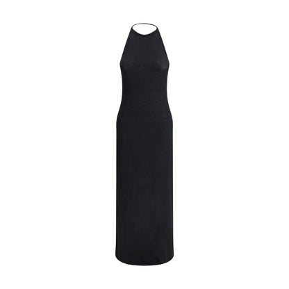 Saint Laurent American neckline long Dress