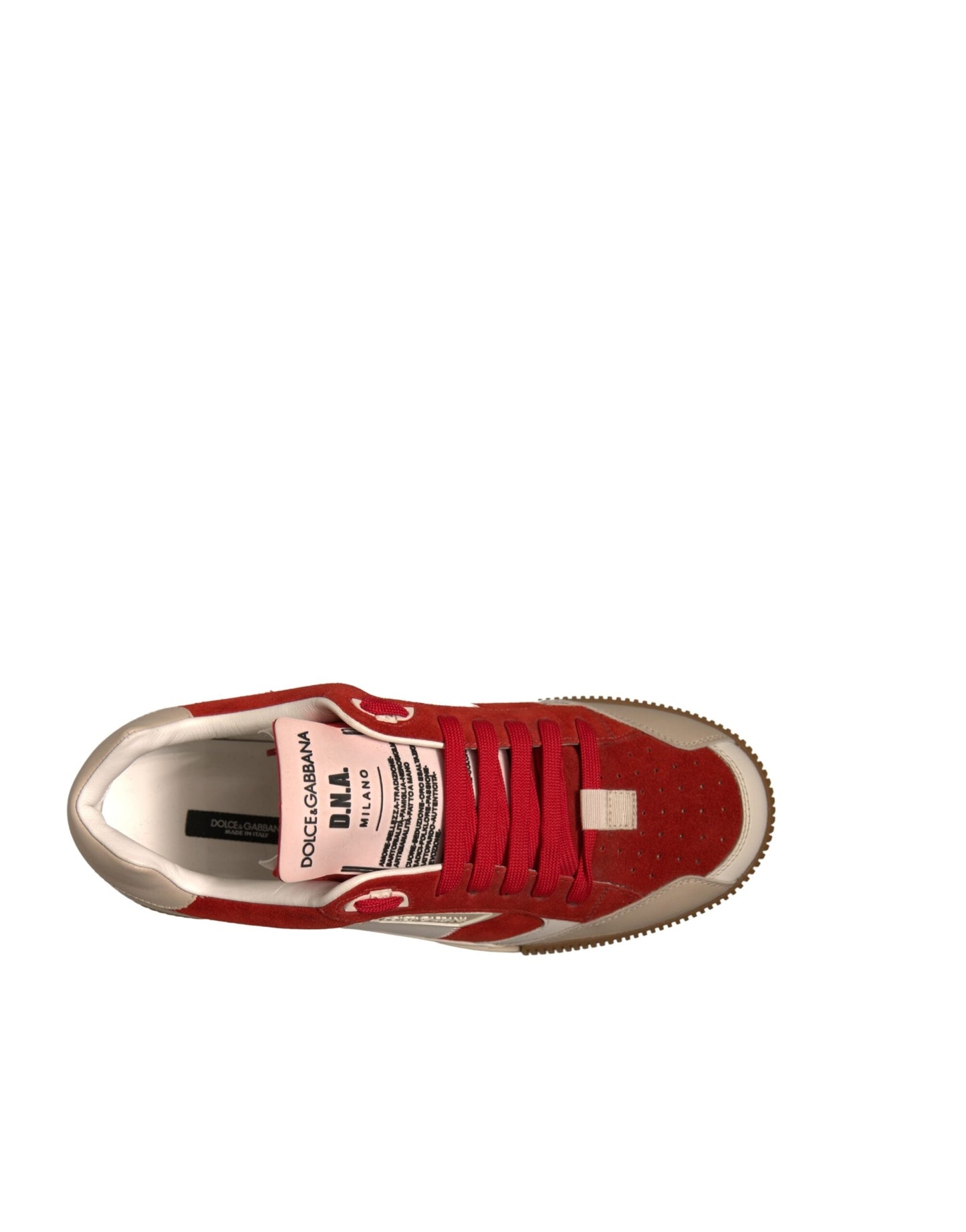 Dolce & Gabbana Multicolor Miami Leather Low Top Sneakers Shoes