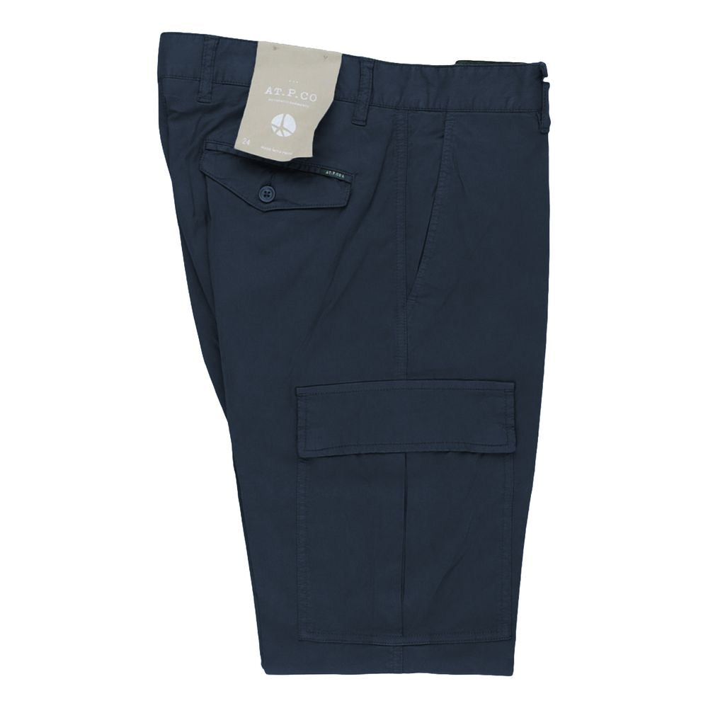 AT.P.CO Blue Cotton Jeans & Pant