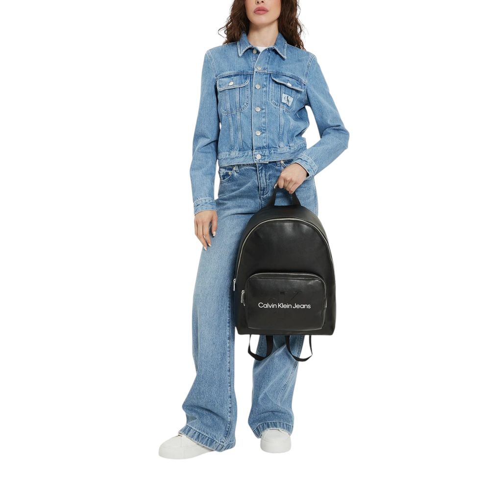 Calvin Klein Jeans Black Polyethylene Backpack