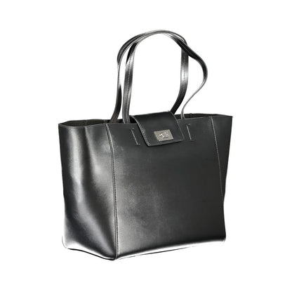 Calvin Klein Black Polyester Handbag