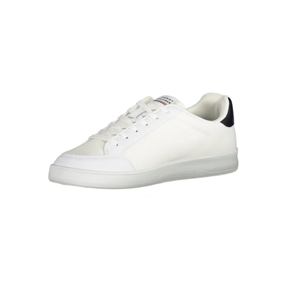 Tommy Hilfiger White Polyester Men Sneaker