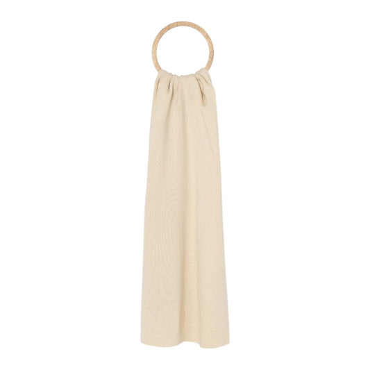 Calvin Klein Cream Polyester Polyester Scarf