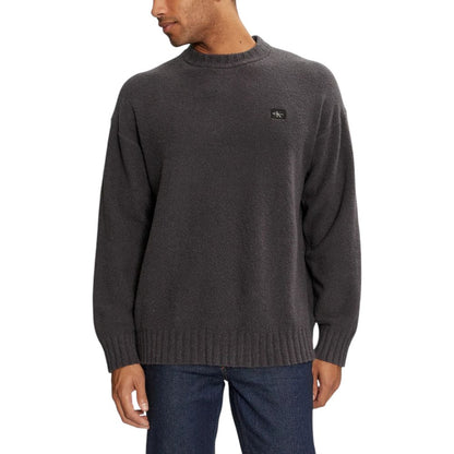 Calvin Klein Jeans Gray Cotton Sweater