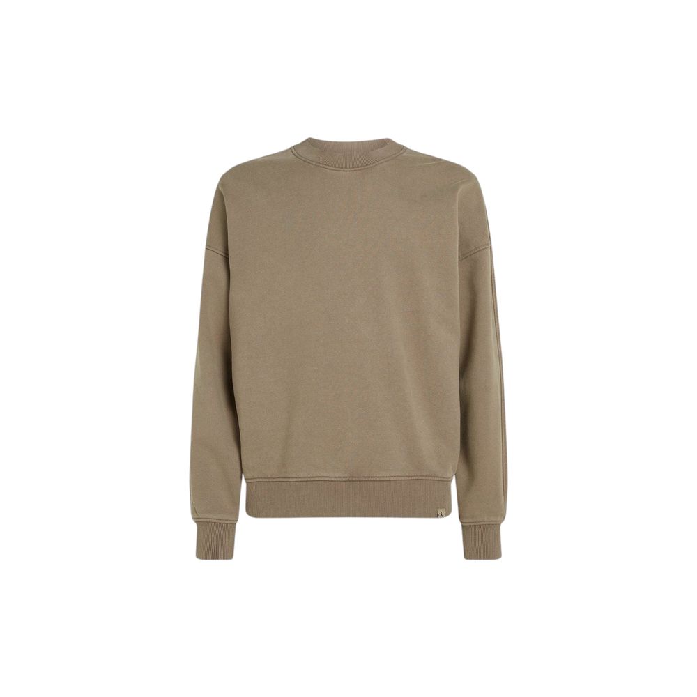 Calvin Klein Jeans Beige Cotton Sweater