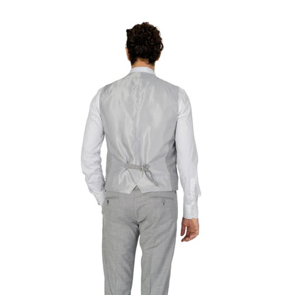 Antony Morato Gray Polyester Vest