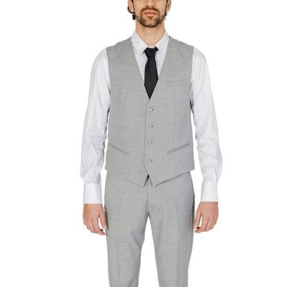 Antony Morato Gray Polyester Vest