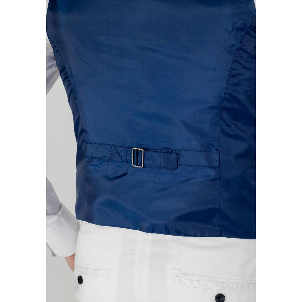 Only & Sons Blue Polyester Vest