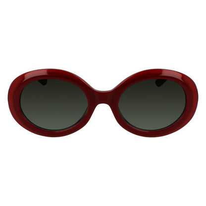 Karl Lagerfeld Red Acetate Sunglasses