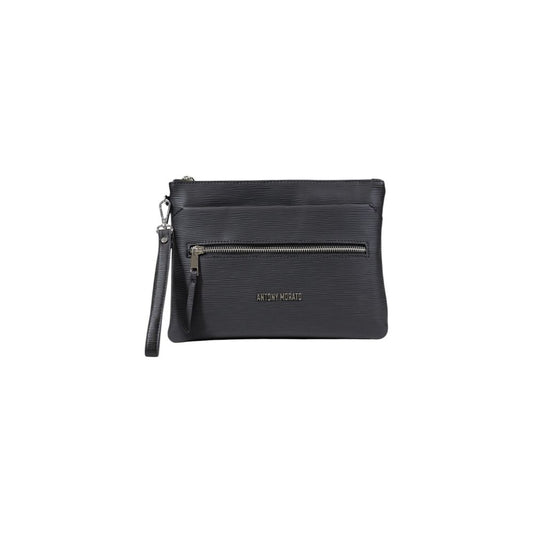 Antony Morato Black Polyethylene Messenger Bag