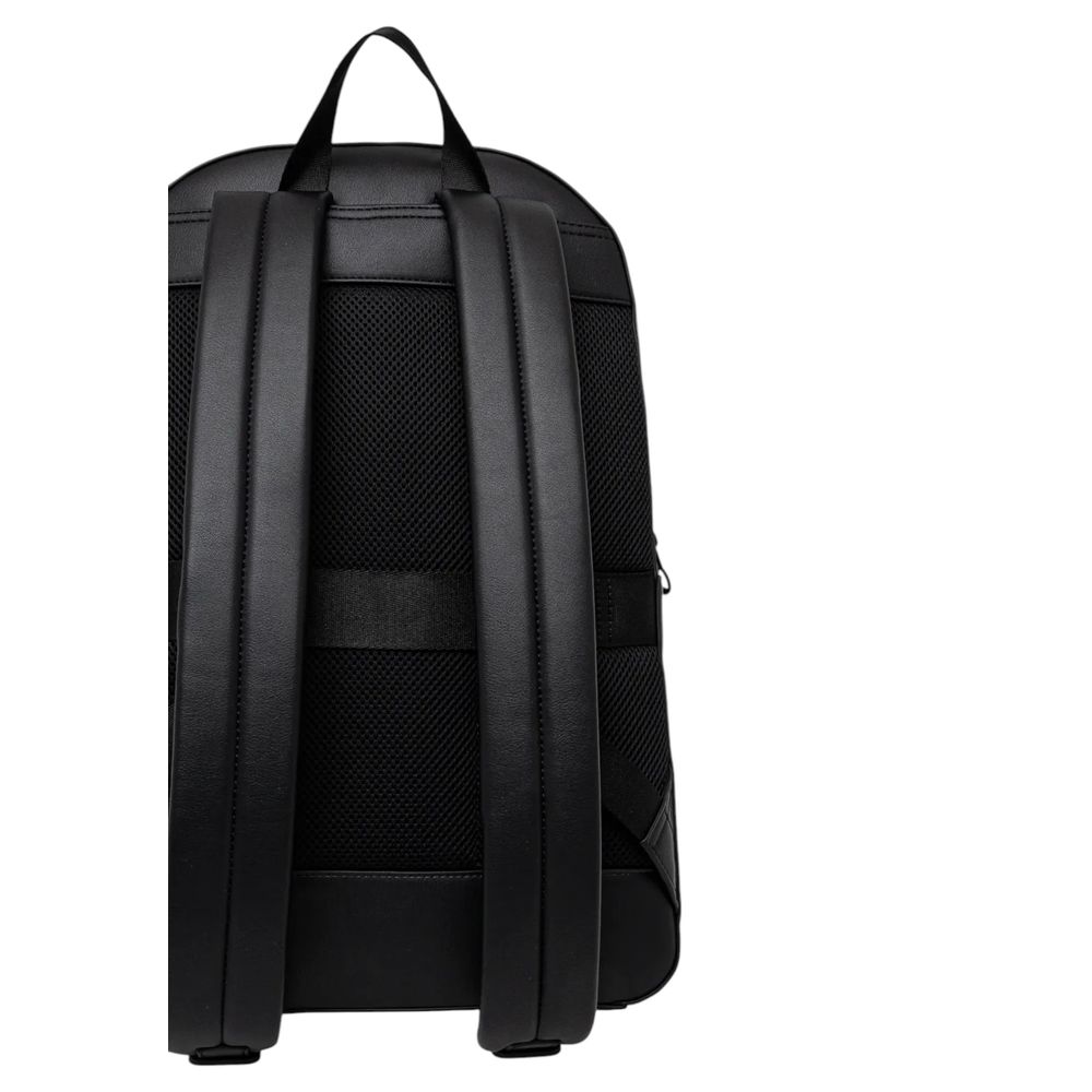 Tommy Hilfiger Black Polyethylene Backpack