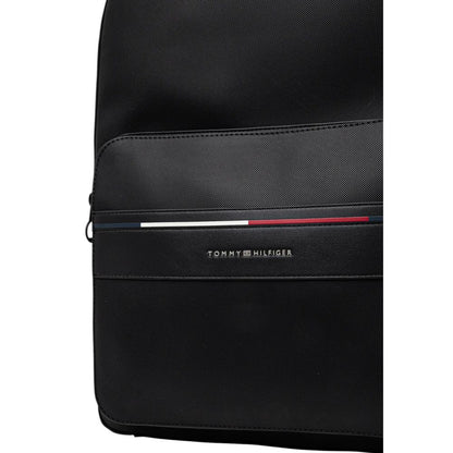 Tommy Hilfiger Black Polyethylene Backpack