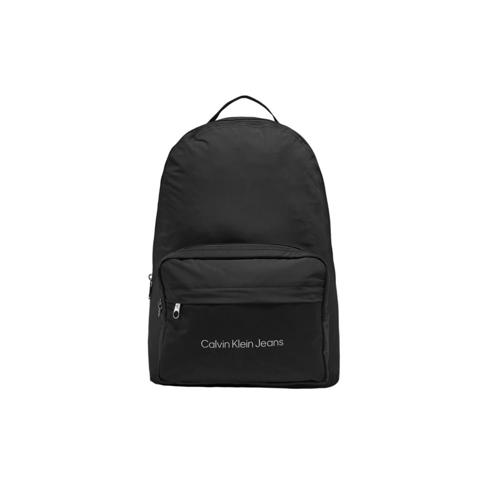 Calvin Klein Jeans Black Recycled Polyester Backpack