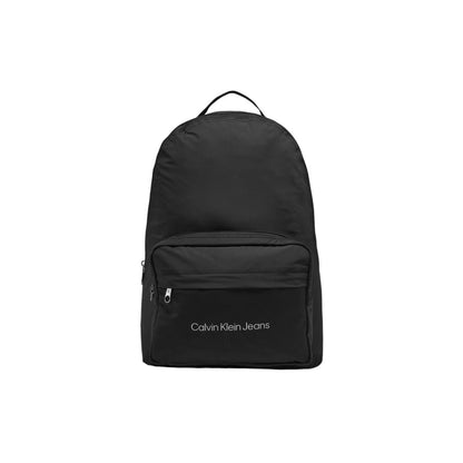 Calvin Klein Jeans Black Recycled Polyester Backpack