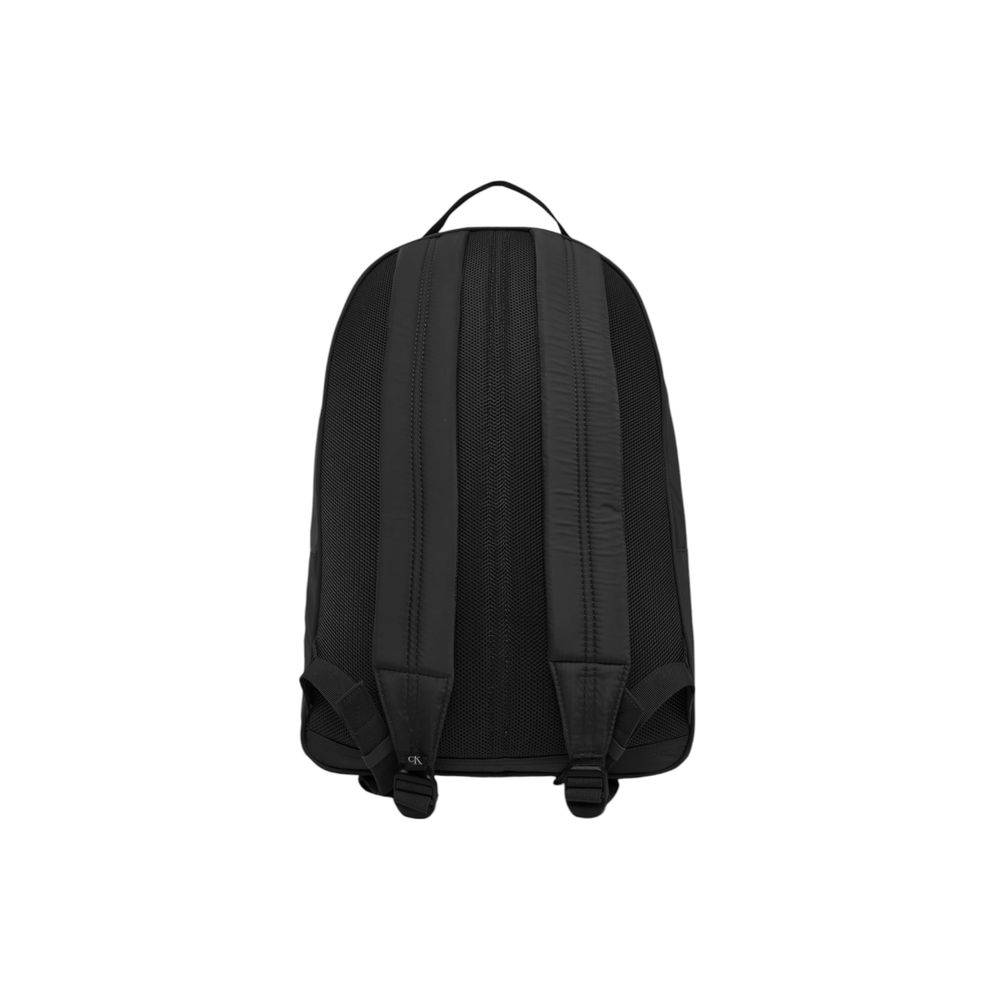 Calvin Klein Jeans Black Recycled Polyester Backpack