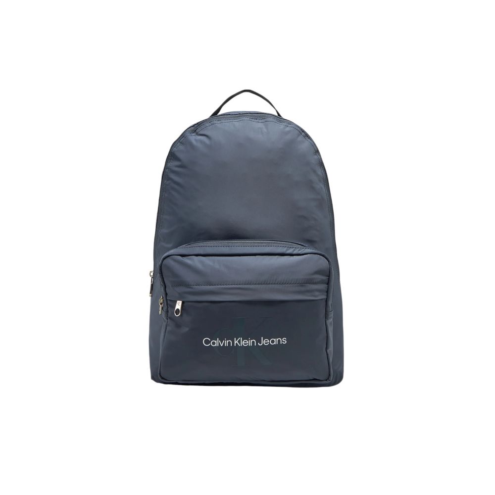 Calvin Klein Jeans Blue Recycled Polyester Backpack